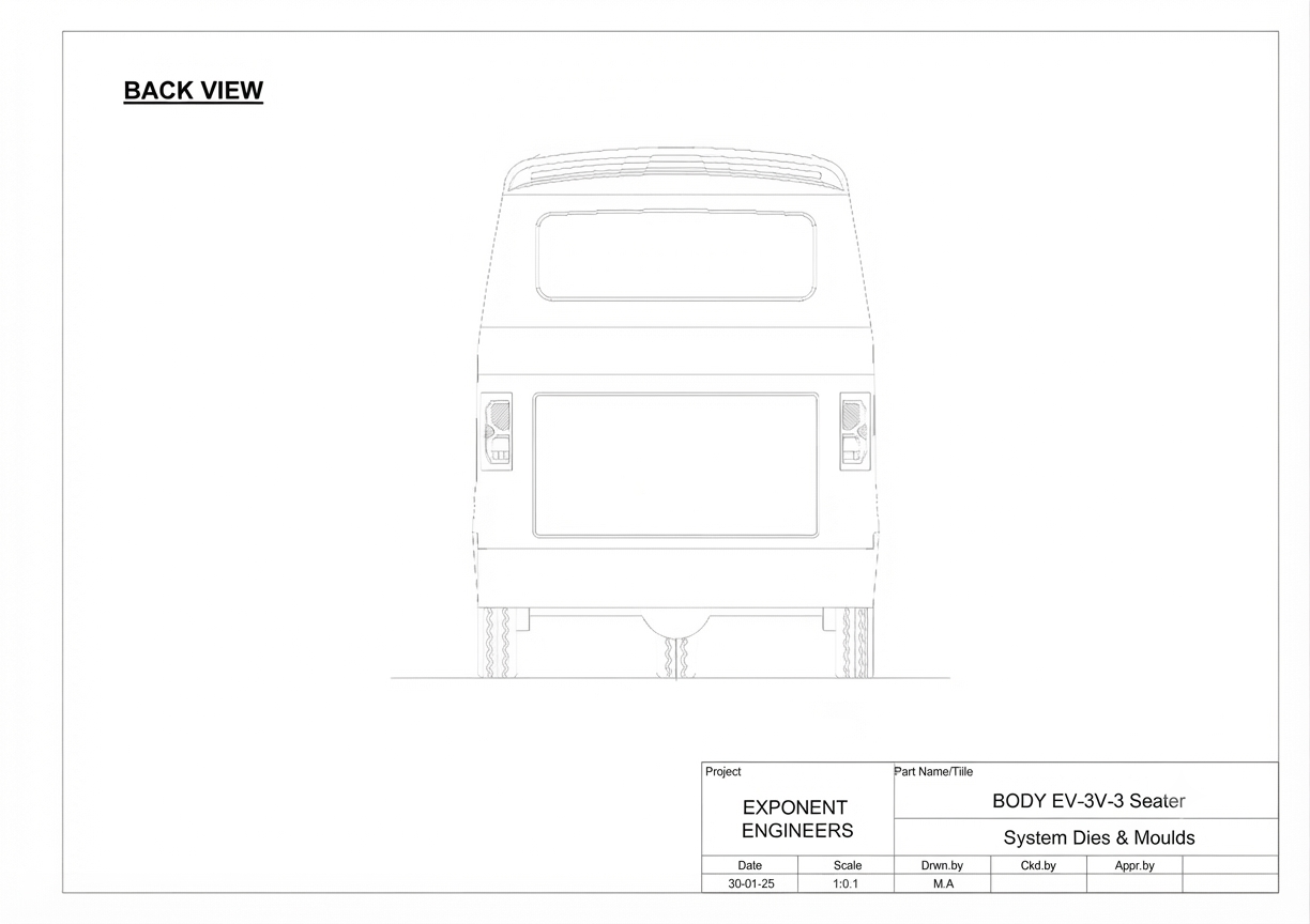 3D - Back Original View